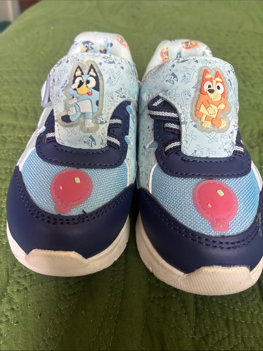 Kids' Light Blue and Navy Bluey Sneakers for Kids